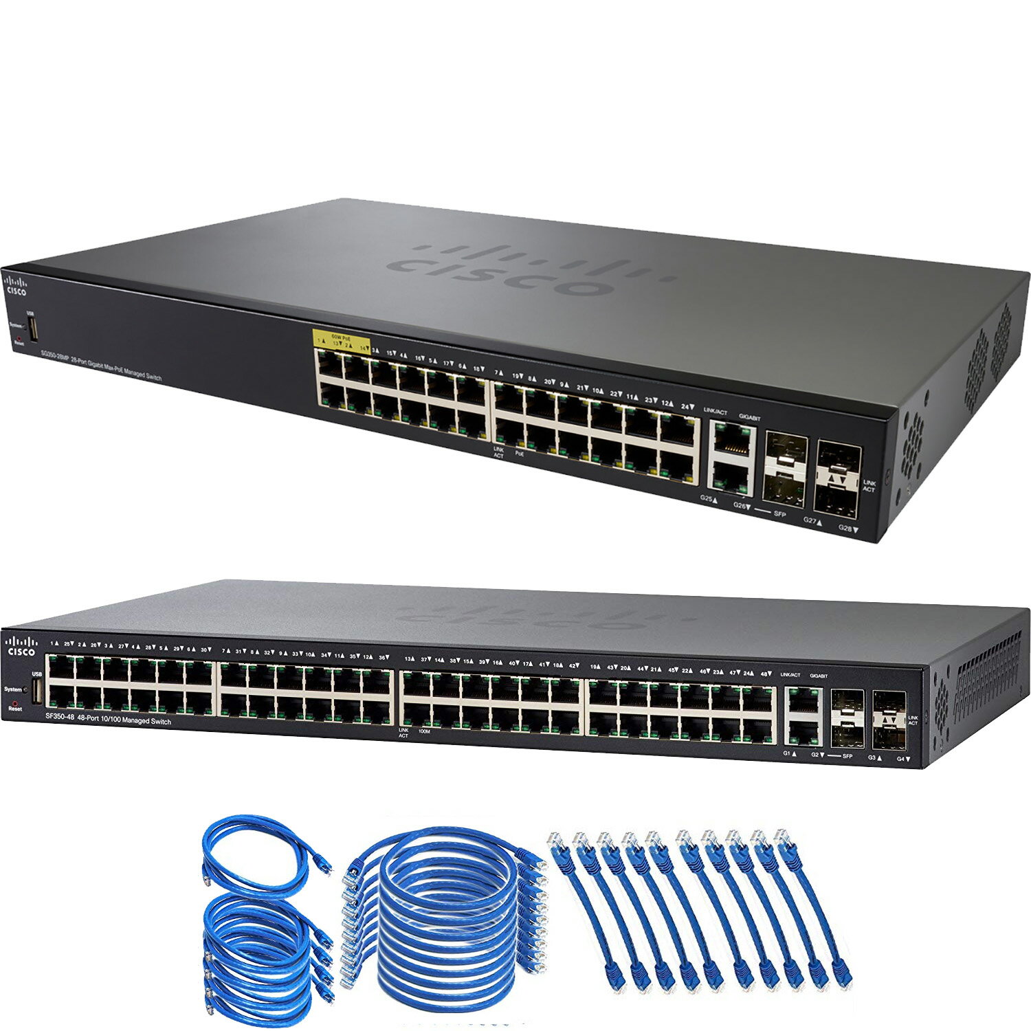 Коммутатор тип 2 cisco sb sf350 48mp