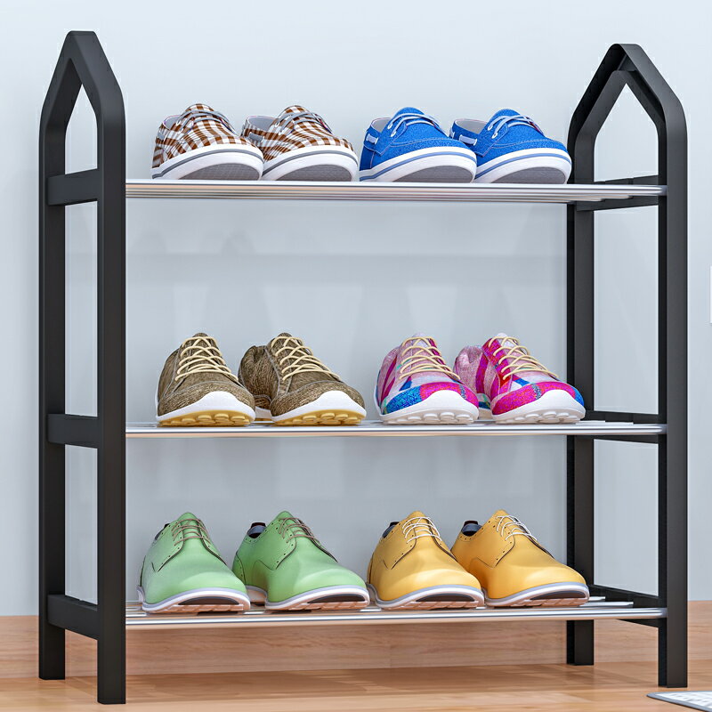 索爾諾簡易鞋架多層家用收納鞋柜簡約現代經濟型組裝防塵門口架子