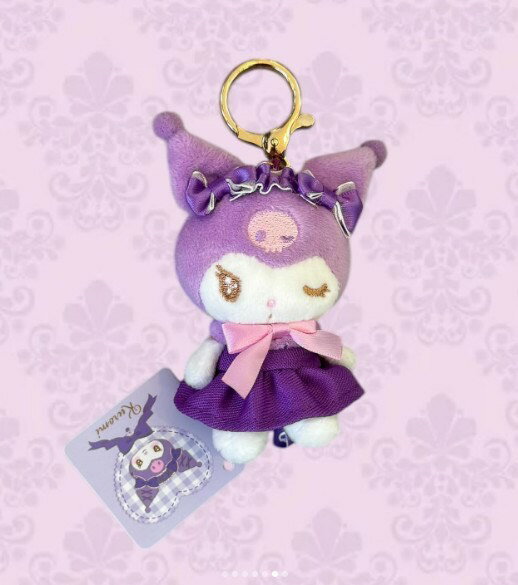 【震撼精品百貨】酷洛米 Kuromi~日本SANRIO三麗鷗 酷洛米LOLITA MOOD 3吋絨毛吊飾*01390