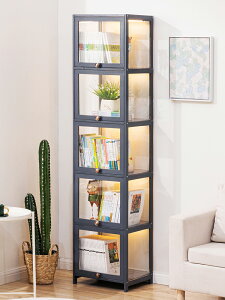 【免運】 書架置物架落地書柜子閱讀架兒童家用客廳簡易多層儲物實木收納柜