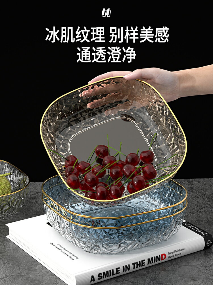 水果盤 客廳家用茶幾零食擺放盤 果盆輕奢高級水果盤水果籃【不二雜貨】