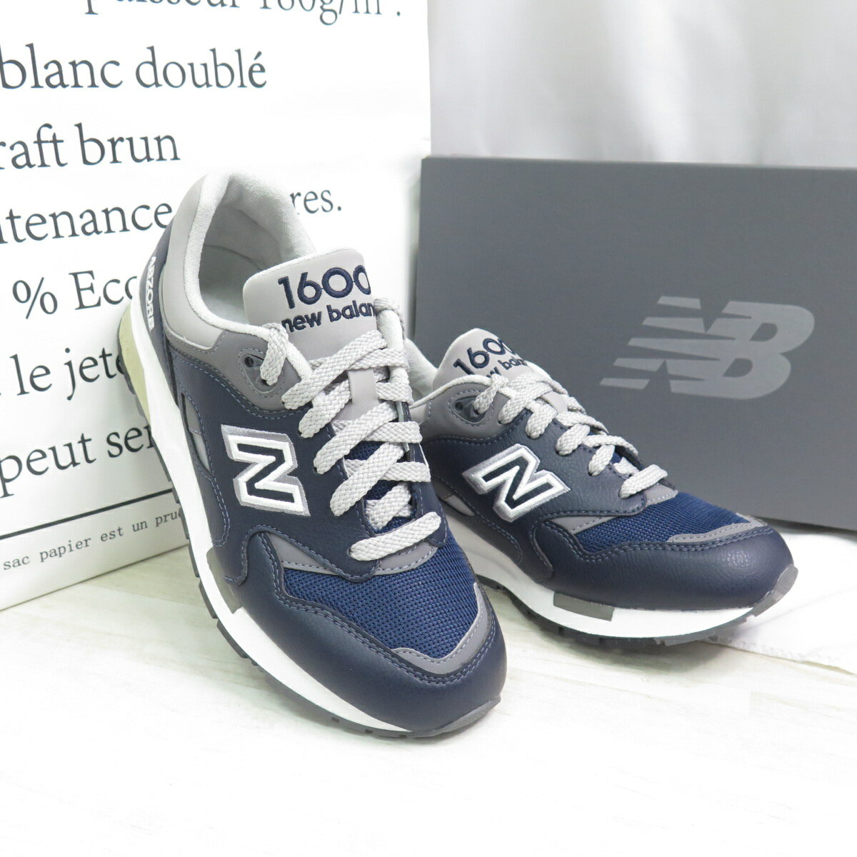 New Balance 1600 男女款休閒鞋皮革CM1600LV 傳奇藍【iSport