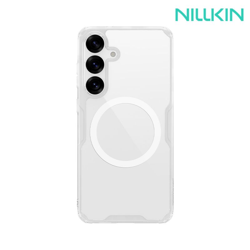 磁吸殼 防摔殼 NILLKIN SAMSUNG 三星 Galaxy S25 本色 Pro 磁吸保護套 保護套 保護殼 磁吸殼 手機套 透明套 四角氣囊 防摔保護 支援 MagSafe【愛瘋潮】