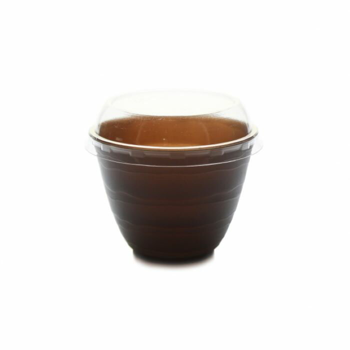 【BS7057】日式布丁杯 烤布丁 耐熱塑膠杯 蒸蛋杯 日式蒸蛋杯 140mL附蓋 盆栽冰淇淋 水杯 烤箱蒸籠電鍋可用 隔水加熱 不可空燒 獨特造型 水波紋 食品級安全無毒【領券滿額再折千12/31止】 4