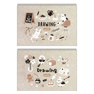 8K上翻活頁素描本-動物餐廳【九乘九購物網】