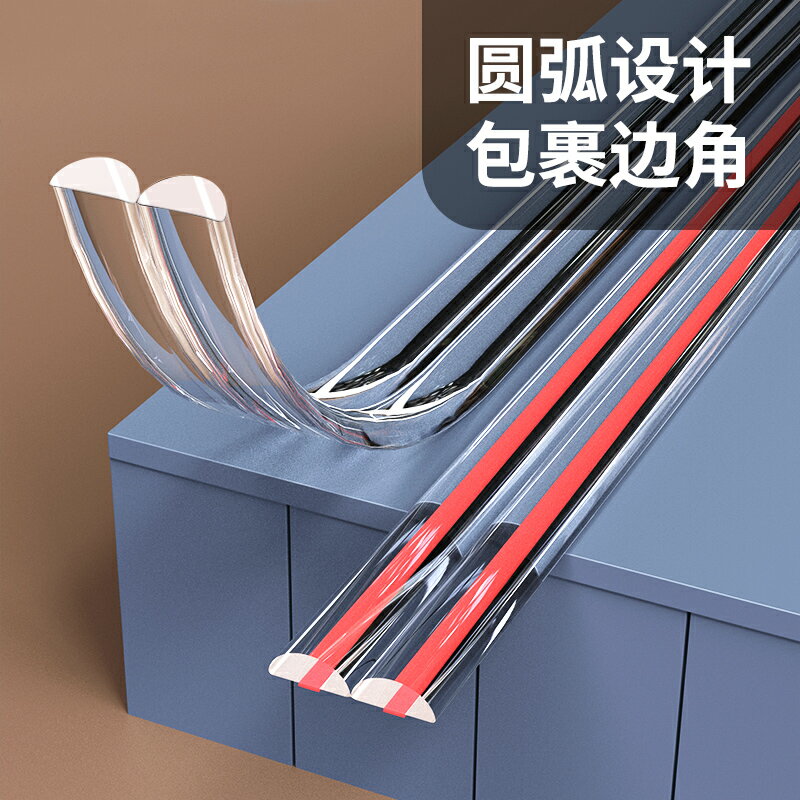 防撞條兒童護角墻角玻璃包邊條環保無毒家用嬰兒透明防磕碰安全貼