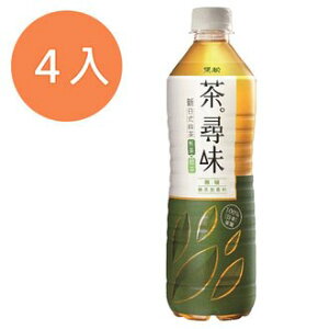 黑松 茶尋味 新日式無糖綠茶 590ml (4入)/組【康鄰超市】