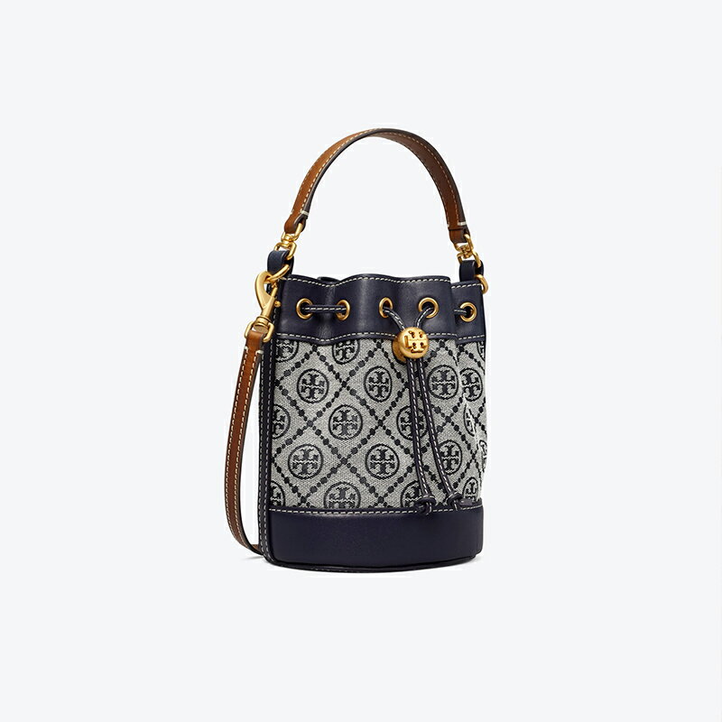 精選★TORYBURCHTMONOGRAM提花迷你單肩斜跨手提水桶包80534   (預購)~【夏日美包★菲尼斯 國際精品↘3折起】 7