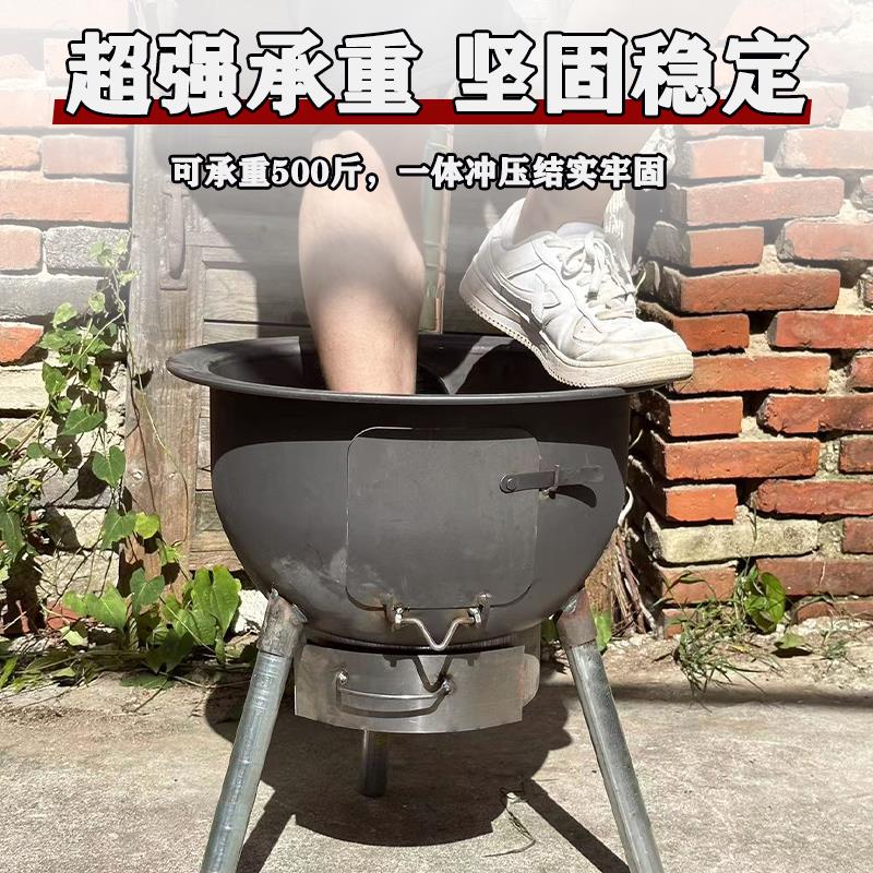 工廠直銷 可批發 柴火爐 戶外柴火灶 家用 新款柴火灶家用燒木柴農村移動柴火爐戶外地鍋灶臺火無煙爐具免運 特惠/開立發票 S1112