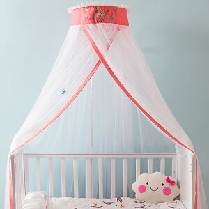 嬰兒床蚊帳寶寶家用年新款免安裝嬰幼兒床罩防蚊兒童公主帳篷