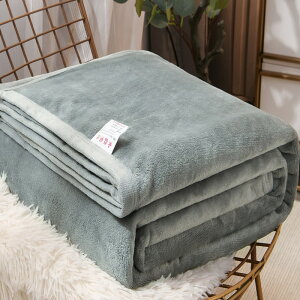 法蘭絨毛毯鋪床毯子珊瑚絨蓋腿辦公沙發毯學生冬季加厚保暖床單