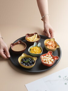 陶瓷調味小碟子料碟家用配料日韓料理蘸小號蘸醬可愛迷你甜品菜盤