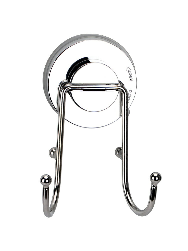 不銹鋼免打孔吸盤掛鉤廚房衛浴壁掛式承重無痕掛鉤壁真空廚房掛鉤 4