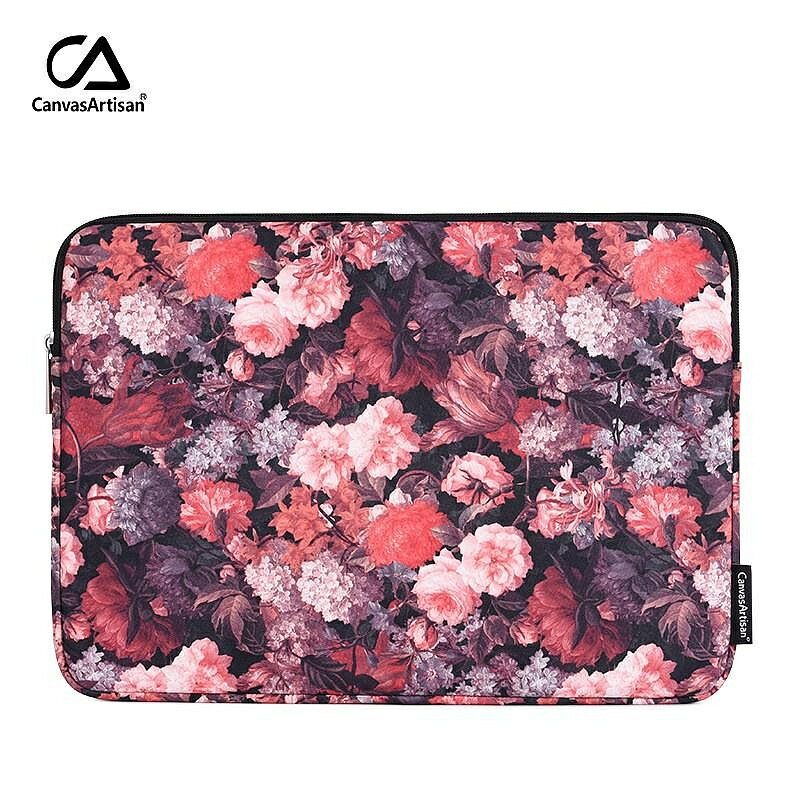 帆布工匠 筆電包 13.3吋 14 15吋筆記本電腦包 適用蘋果Macbook聯想 防水花紋包 手提電腦保護套內膽包