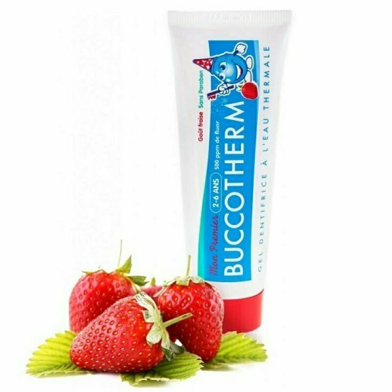 健口泉 成長兒童潔淨牙膏 2~6歲適用 50ml-草莓口味