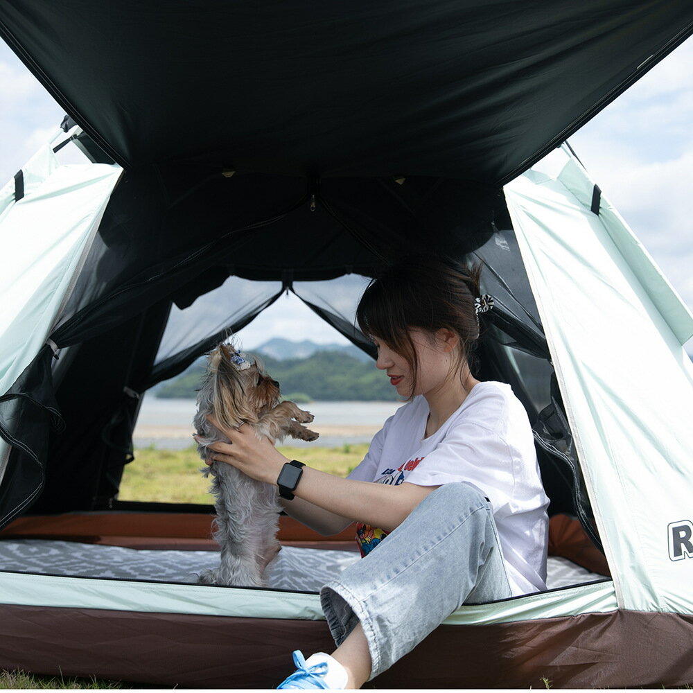 帳篷戶外露營用品裝備便攜式折疊野營野外沙灘加厚自動防雨遮陽棚