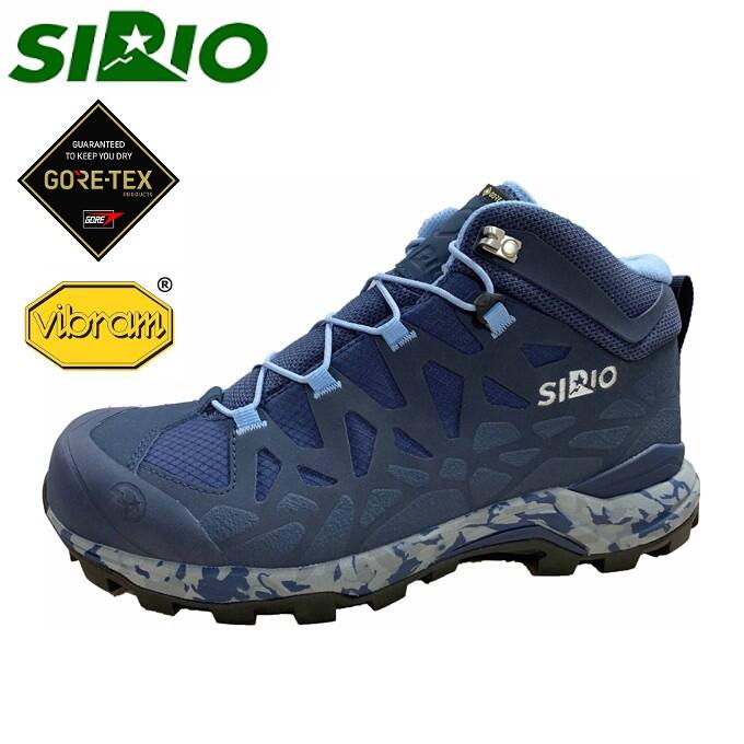 SIRIO PF156IN Gore Tex 黃金大底 女中筒登山鞋/休閒鞋/健行鞋 PF156-3 水藍