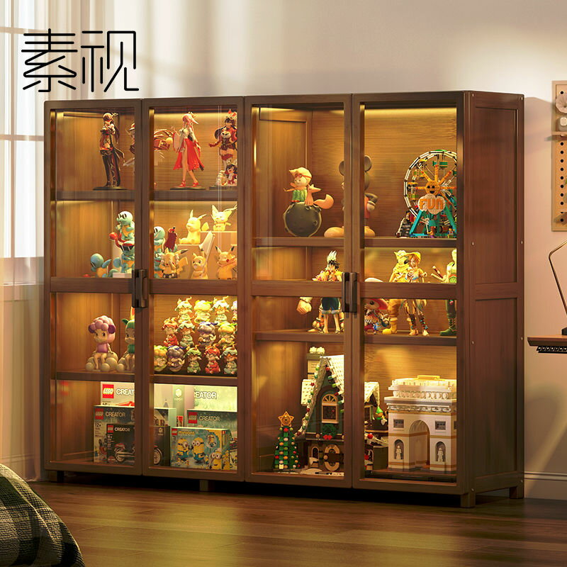 免運 手辦展示櫃 展示櫃 置物架 多層書架 收納架 素視兒童玩具收納架大容量超大整理櫃家用客廳寶寶置物架多層書架 八折下殺 特價出 可開發票