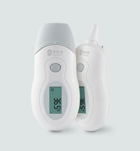 測額耳兩用電子體溫計嬰兒家用免耳套耳溫槍高精度滑動測額溫