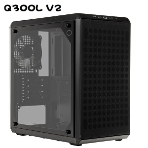 【最高折200+4%回饋】CoolerMaster 酷碼 Q300L V2 迷你塔式電腦機殼/Q300LV2-KGNN-S00