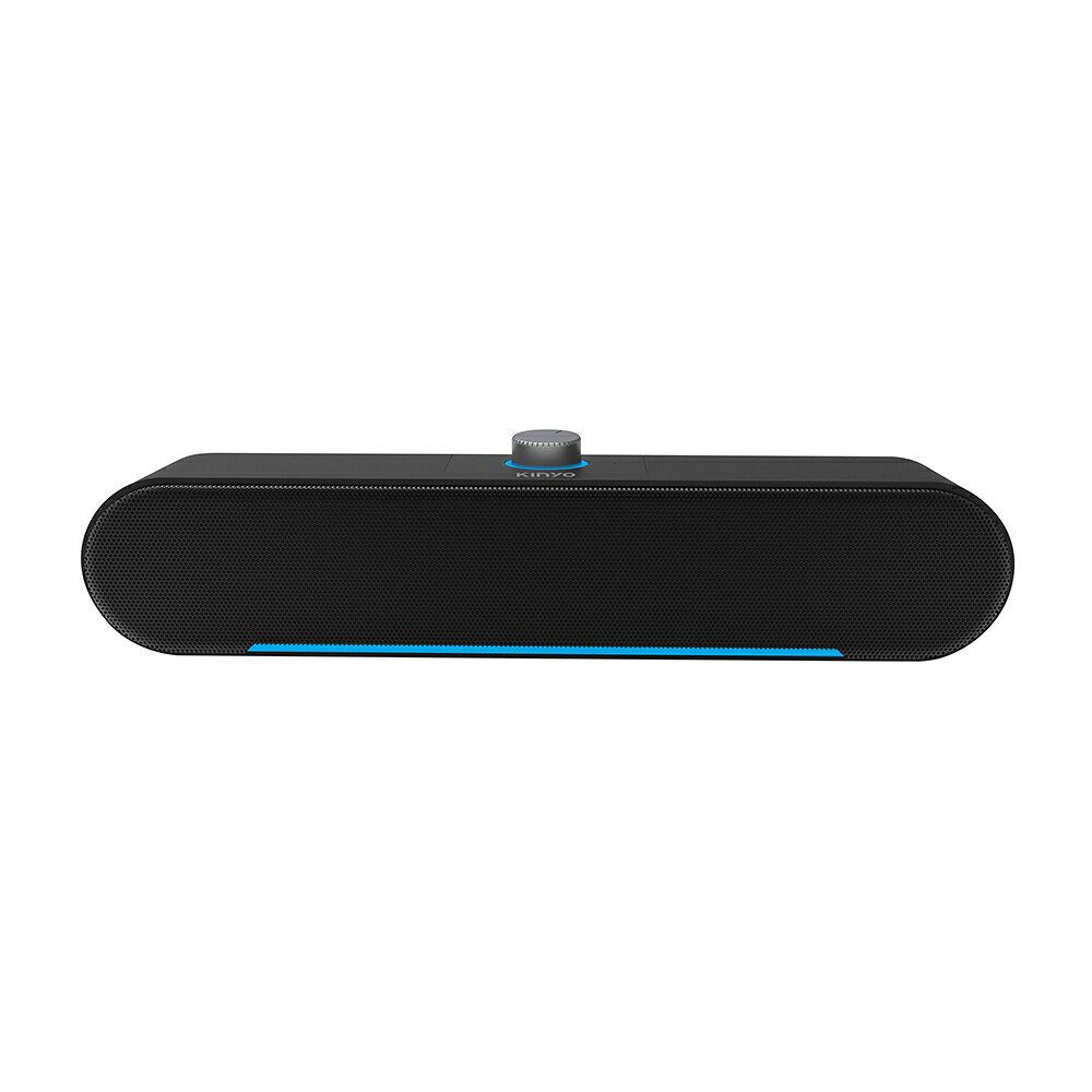【KINYO】USB炫光多媒體喇叭 (US) USB供電  P.M.P.O.600W｜電腦喇叭 2.0音箱 聲霸 1