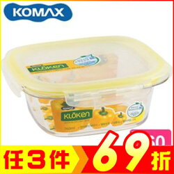 韓國 KOMAX 輕透Tritan方形保鮮盒760ml 72523【AE02284】 i-Style居家生活