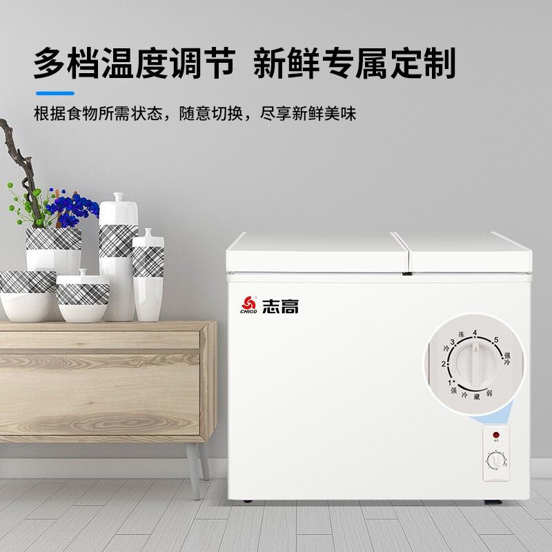 【最低價 公司貨】志高雙門冰櫃家用雙溫小冰櫃小型冷櫃冰箱雙開門冷凍櫃專用