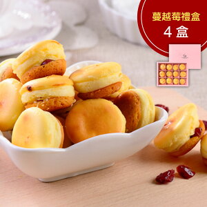 蔓越莓乳酪球禮盒4盒(12入)(免運)【杏芳食品】