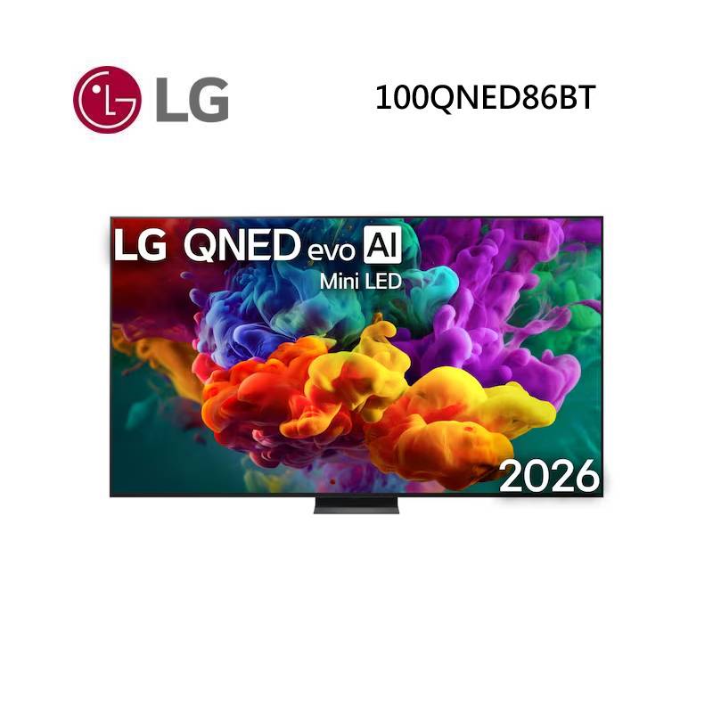 LG 樂金 100QNED86BT 100型 QNED evo AI 4K 智慧顯示器 86系列 尊榮安裝