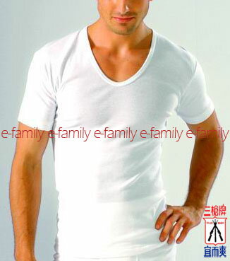 宜而爽男U領短袖衫UE-A1A-【2XL】加大尺碼