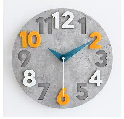 掛鐘 簡約現代家用鐘錶墻上藝術靜音大氣輕奢掛鐘客廳時尚掛錶創意時鐘
