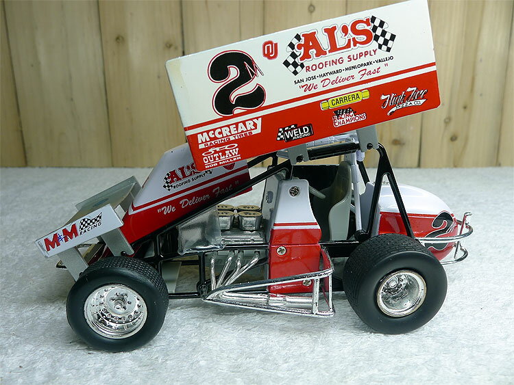 MAXIM AL'S 2 極速賽車模型絕版老貨安徒ERTL 1:24 SPRINT CAR