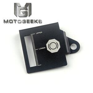 Motogeeks 適用于凱越500X/400X/500F 后剎車油杯保護罩 帶刻度線