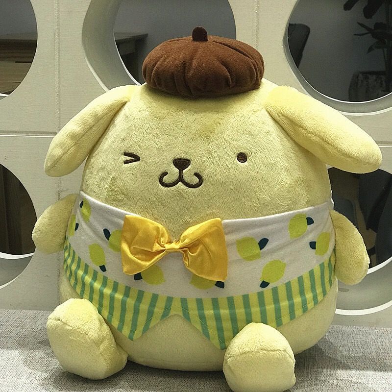 免運 絨毛玩偶 日單SANRIO新款布丁狗AP鴨坐姿毛絨玩具公仔玩偶可愛萌萌噠禮物 快速出貨