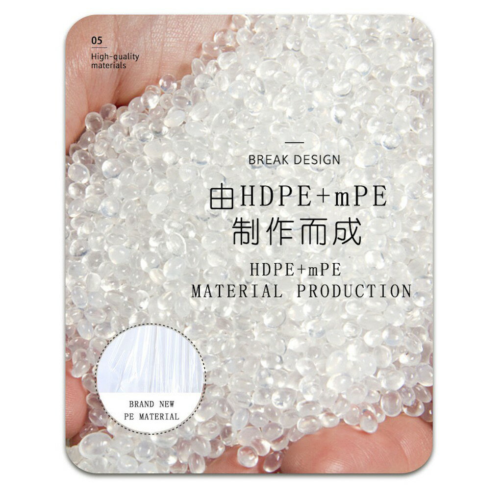 ISONA 盒裝1絲高密度HDPE材質白色抽拉繩式手提自動束口垃圾袋 環保可回收材質 可承重10公斤 3