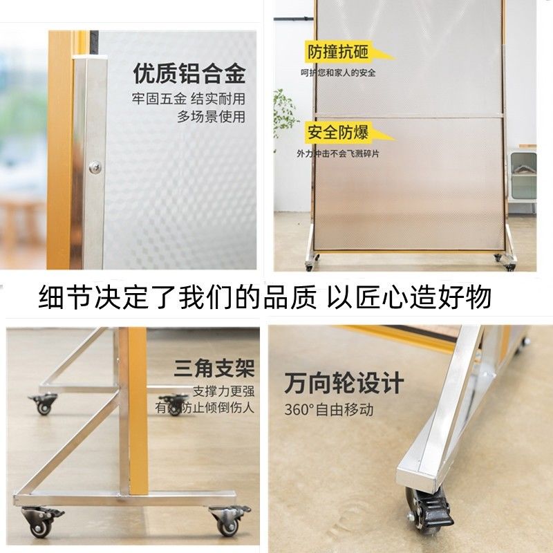 【台灣公司 超低價】可移動舞蹈鏡家用鏡全身鏡家用落地鏡定制帶輪子超大鏡瑜伽鏡健身 6