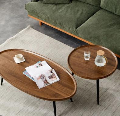 熱銷新品 北歐簡約小戶型現代家用圓形小桌子創意沙發邊幾輕奢組合