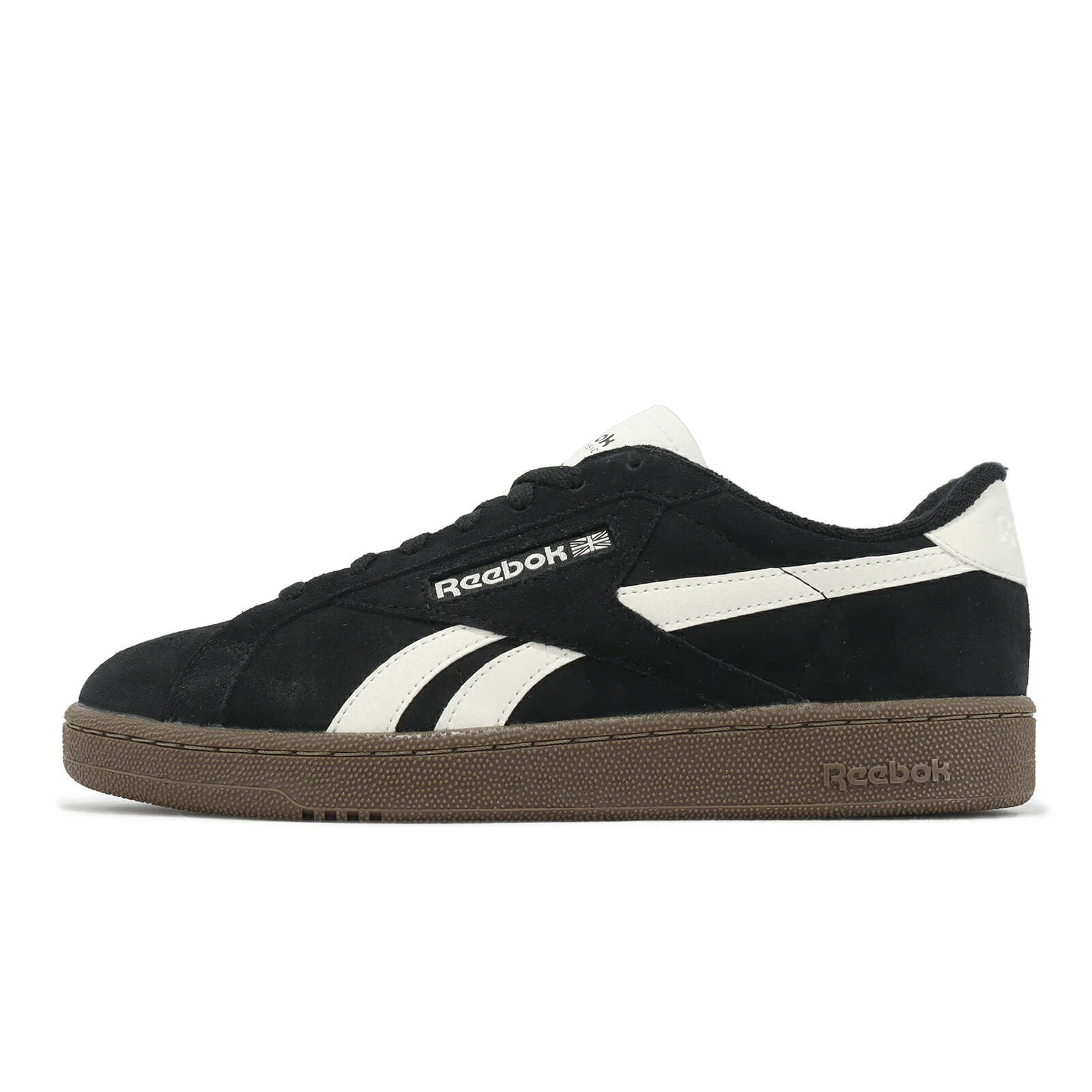 Reebok 休閒鞋 Club C Grounds UK 男鞋 女鞋 黑 棕 白 麂皮 復古 經典 100033053