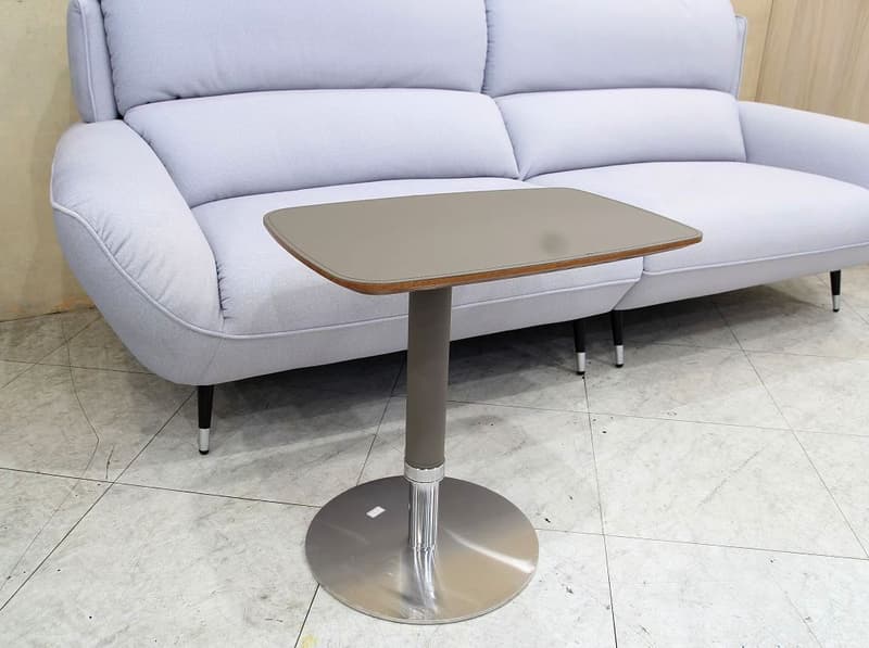 【歐風別館】馬鞍皮升降邊几【基隆至台中免運費】