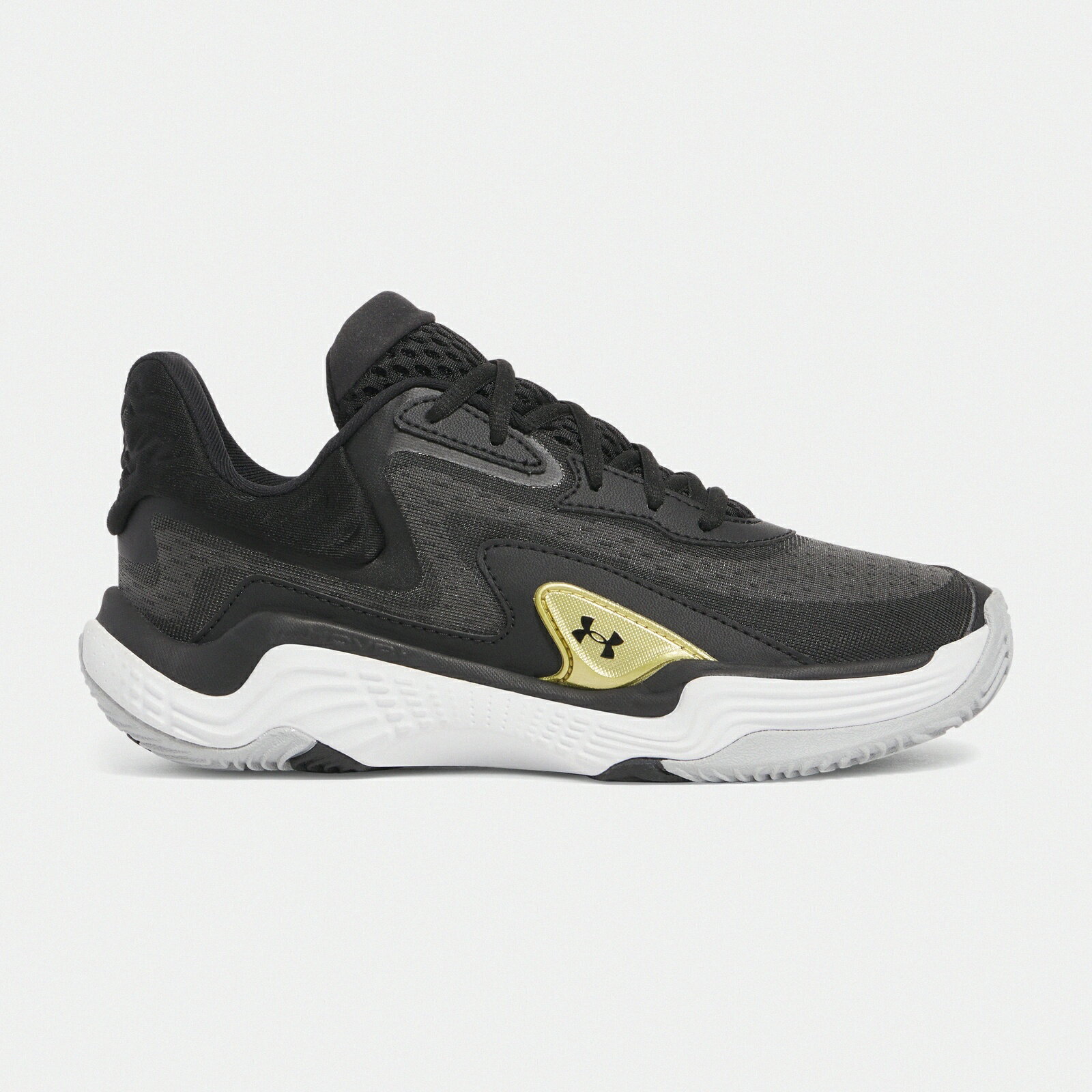 Under Armour UA 籃球鞋 Spawn 7 男鞋 黑 緩震 運動鞋 UA 3028461002