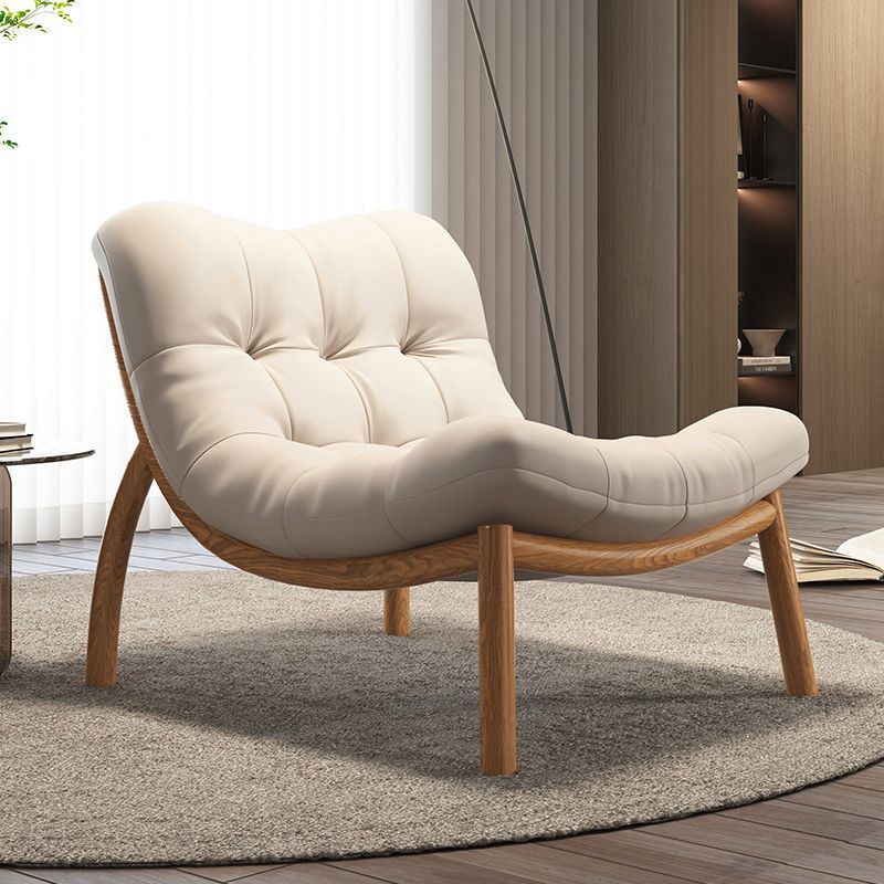 沙發椅單人輕奢意式簡約設計師款陽台休閒椅客廳創意懶人沙發椅 全館免運