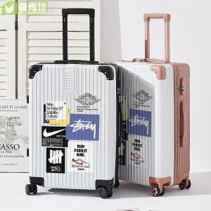 日系大容量行李箱 高顏值20寸小型便攜學生拉桿箱 旅行箱男生 可登機密碼箱