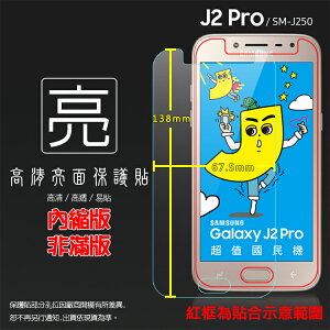 亮面螢幕保護貼 SAMSUNG 三星 Galaxy J2 Pro SM-J250G 保護貼 軟性 高清 亮貼 亮面貼 保護膜 手機膜