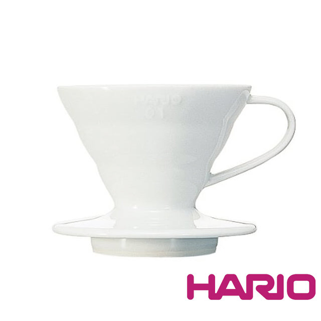 金時代書香咖啡 HARIO V60白色01磁石濾杯 1-2杯 VDC-01W