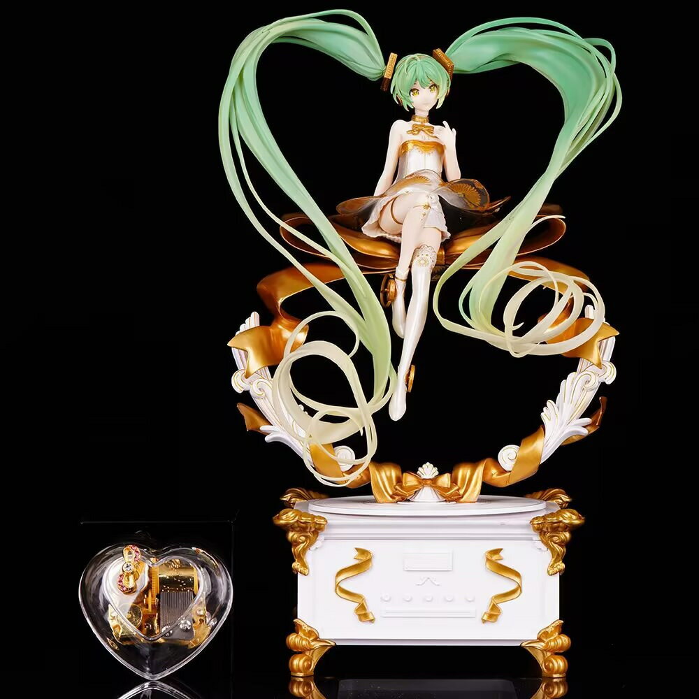 miku初音2022版音樂盒初音未來交響樂初音留聲機上姿動漫手辦模型