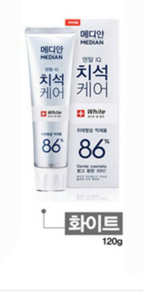 韓國Median 86%強效淨白去垢牙膏-薄荷
