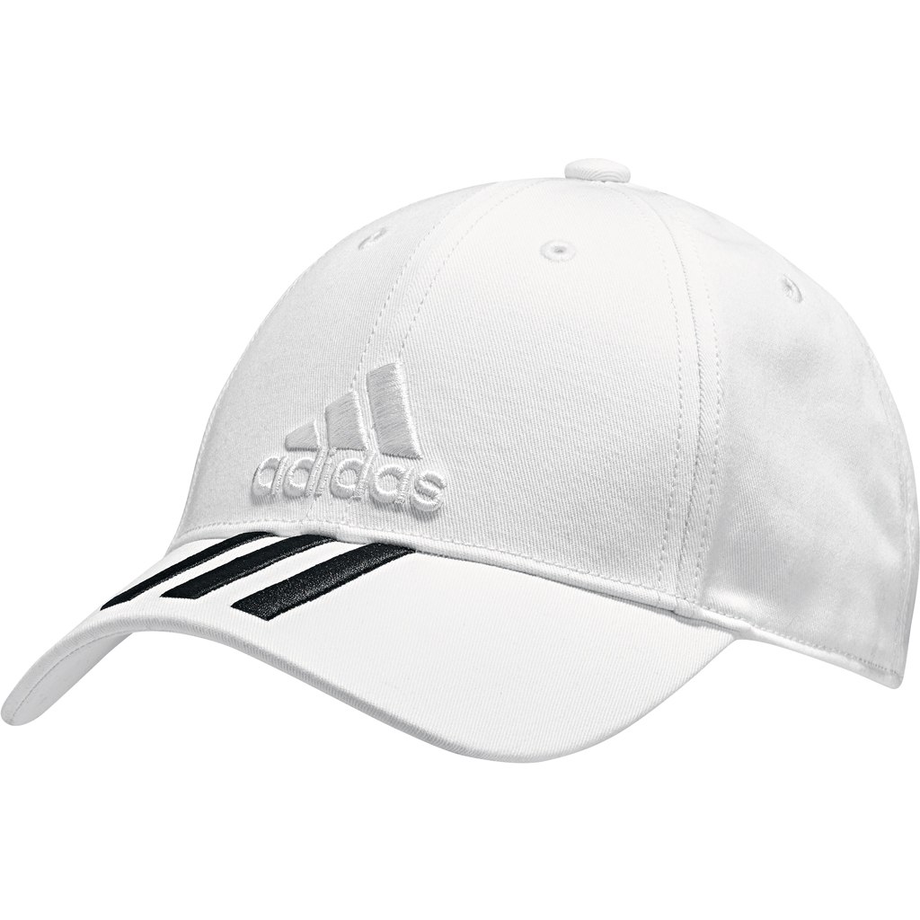 現貨在庫 Adidas 6-Panel Classic 3-Stripes Cap 帽子 老帽 白 【運動世界】 BK0806