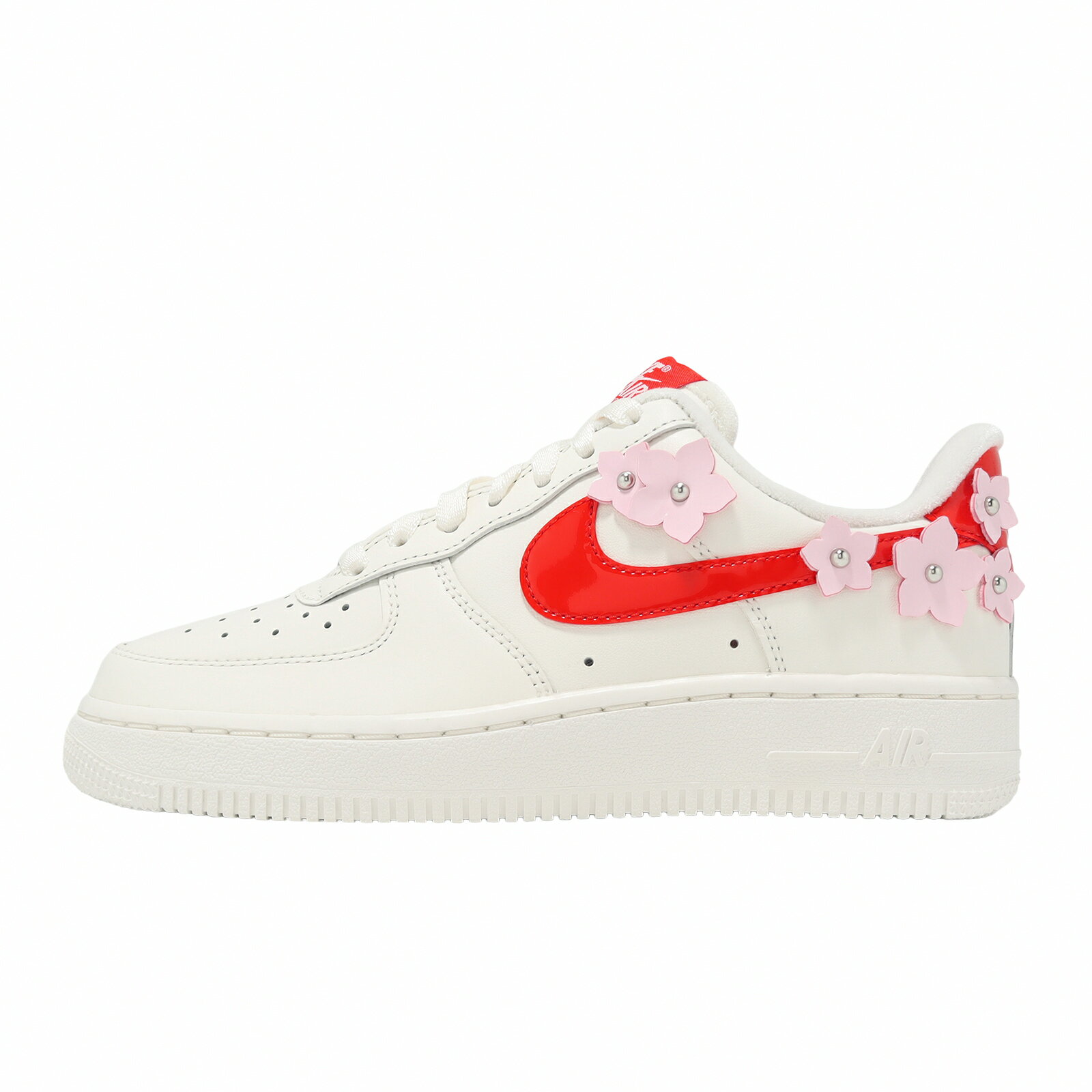 Nike 休閒鞋 Wmns Air Force 1 07 女鞋 白 花卉 AF1 IR8637-101