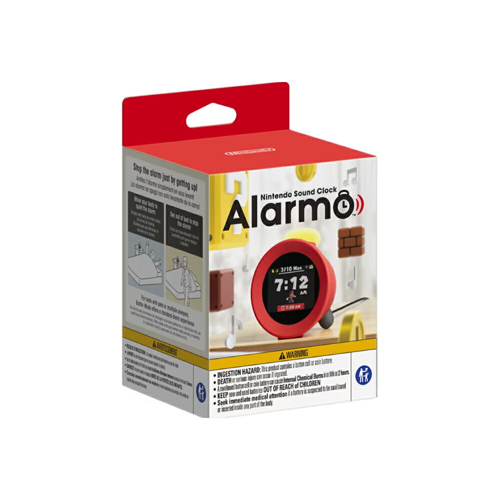 【NS 周邊】任天堂 Alarmo 遊戲主題智慧鬧鐘《亞版》【三井3C】