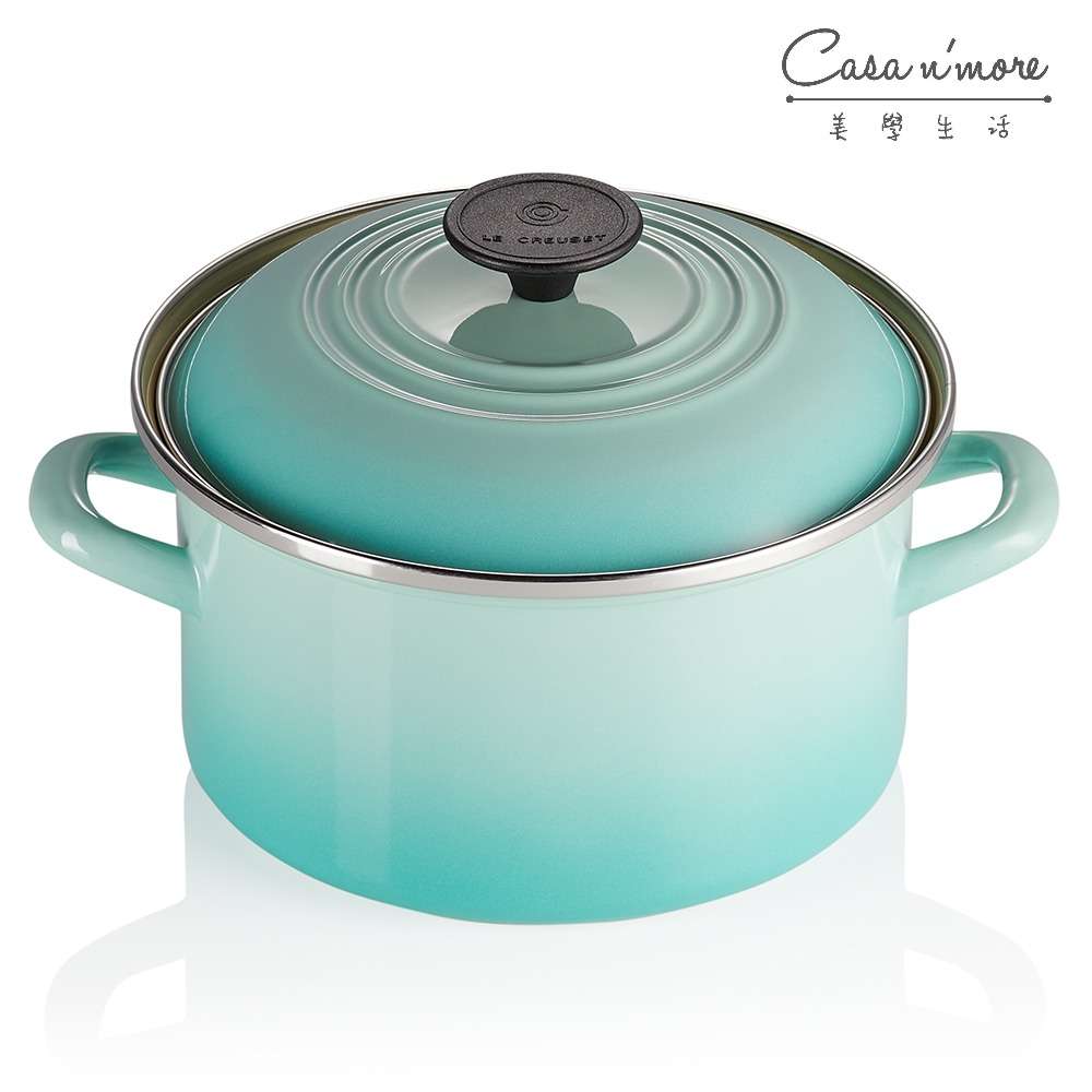 法國le Creuset 琺瑯便利湯鍋琺瑯鍋深鍋薄荷綠cm Casa More 美學生活 Rakuten樂天市場